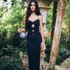 Women Styched Fashion | Black Knitted Cut Out Met Dress