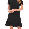 Women Styched Fashion | Dreamy Dahila Black Dress