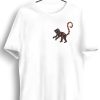 Men Styched | Monkey Business Graphic Printed White Tshirt