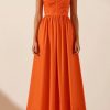 Women Styched Fashion | Gwacheon Orange Dress