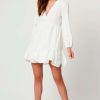 Women Styched Fashion | Plunge Neck Tiered Summer Dress