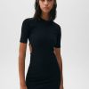 Women Styched Fashion | Black Short Cut-Out Back Dress