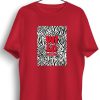 Men Styched | Wild Graphic Printed Red Tshirt