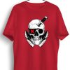 Men Styched | Dirty Pirate Graphic Printed Red Tshirt