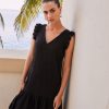 Women Styched Fashion | It Came From Desert Black Dress