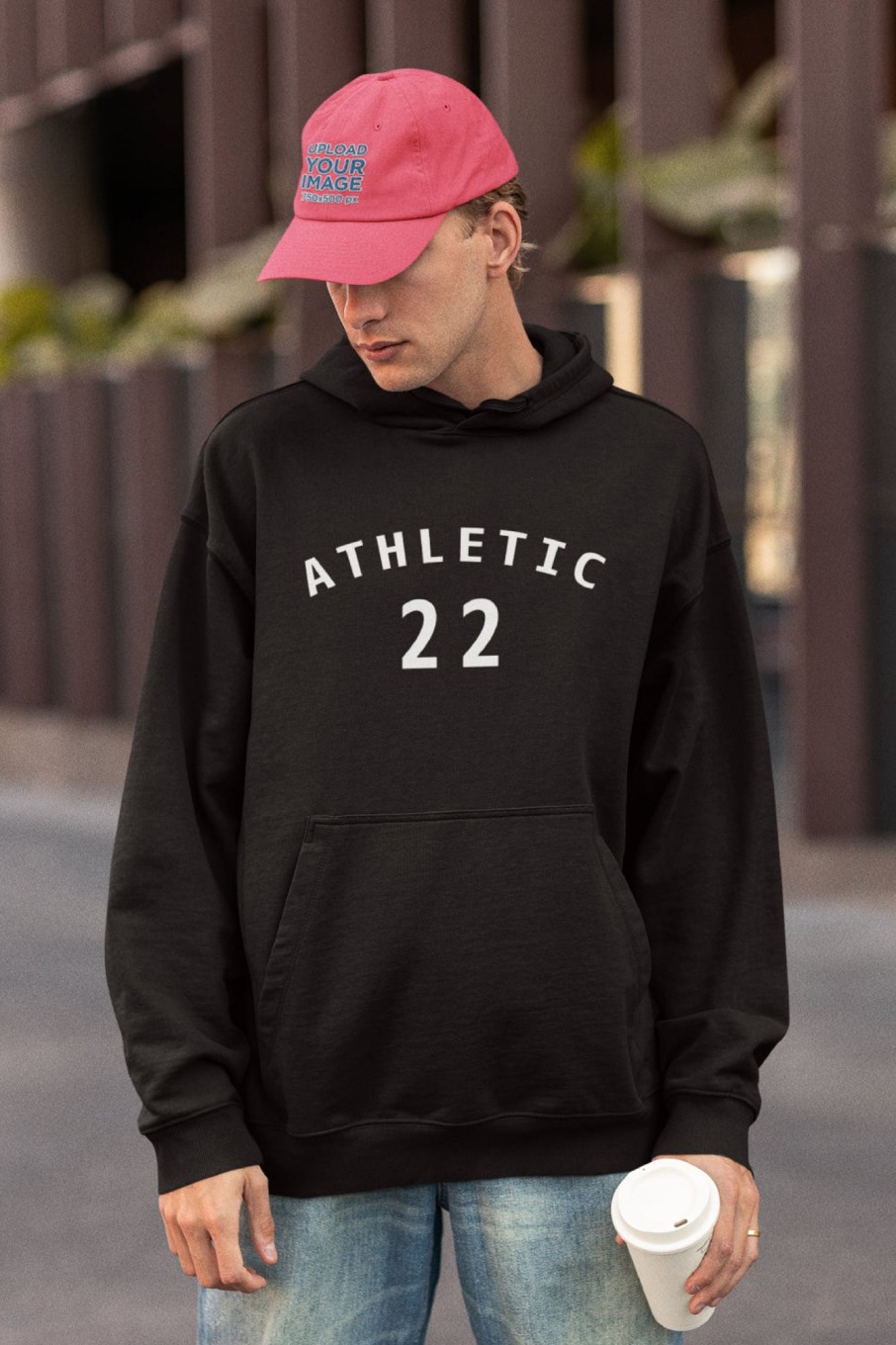 Men Styched Fashion | Athletic Premium Non Zipper Black Hoodie