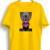 Men Styched | Funk Light Graphic Printed Yellow Tshirt