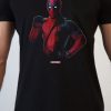 Men Styched Fashion | Deadpool Black Dry-Fit T-Shirt