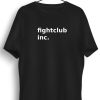 Men Styched | Fightclub Inc Printed Black Tshirt