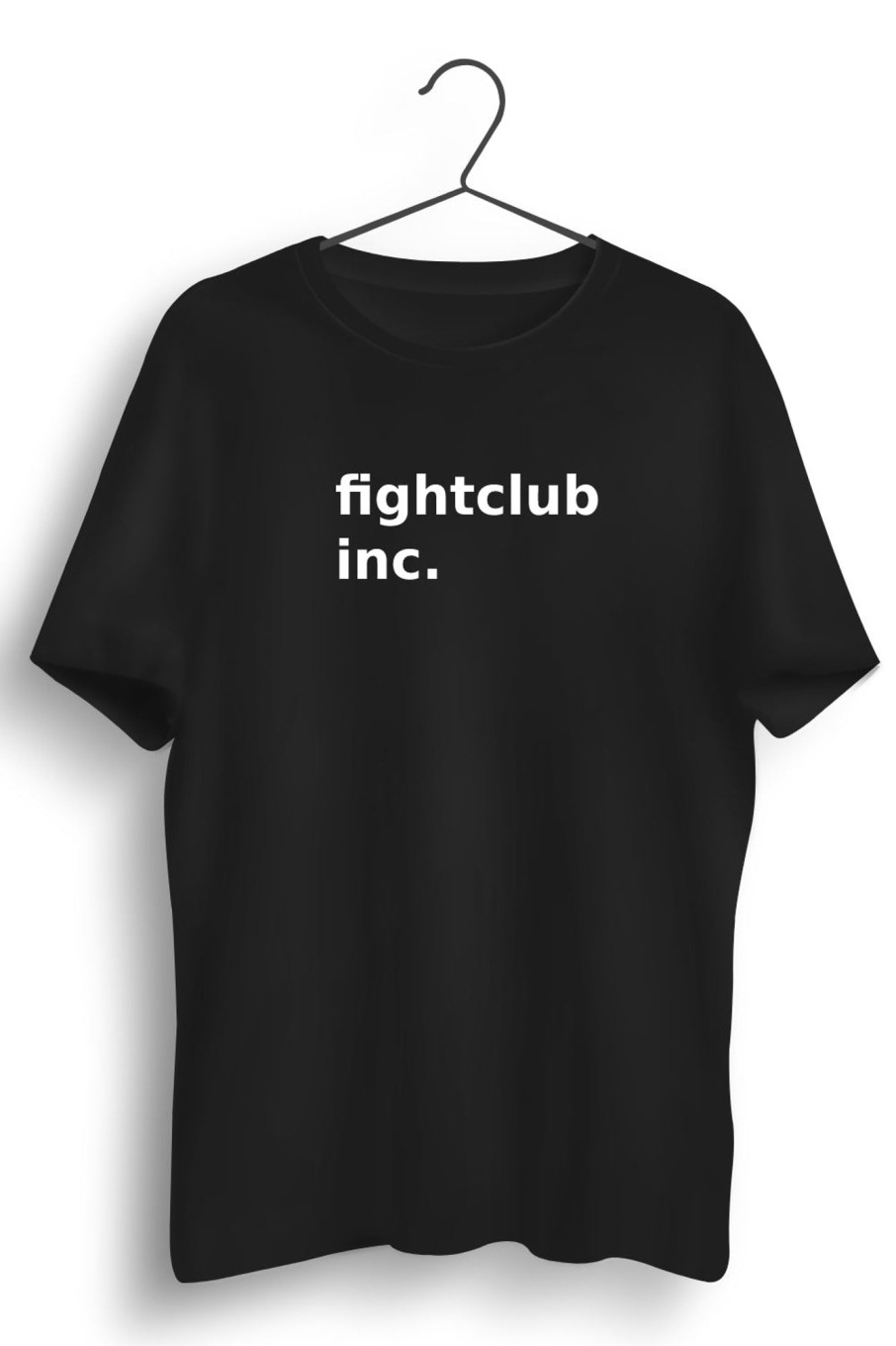 Men Styched | Fightclub Inc Printed Black Tshirt