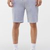 Men Styched Fashion | Black Drawstring Shorts Grey