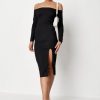 Women Styched Fashion | Off Shoulder Midi Dress