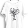 Men Styched | Broken Shackles Graphic Printed White Tshirt