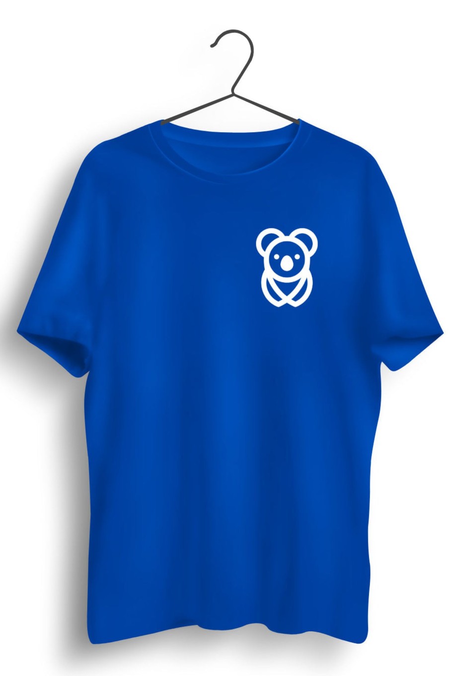 Men Styched | Koala Graphic Printed Blue Tshirt