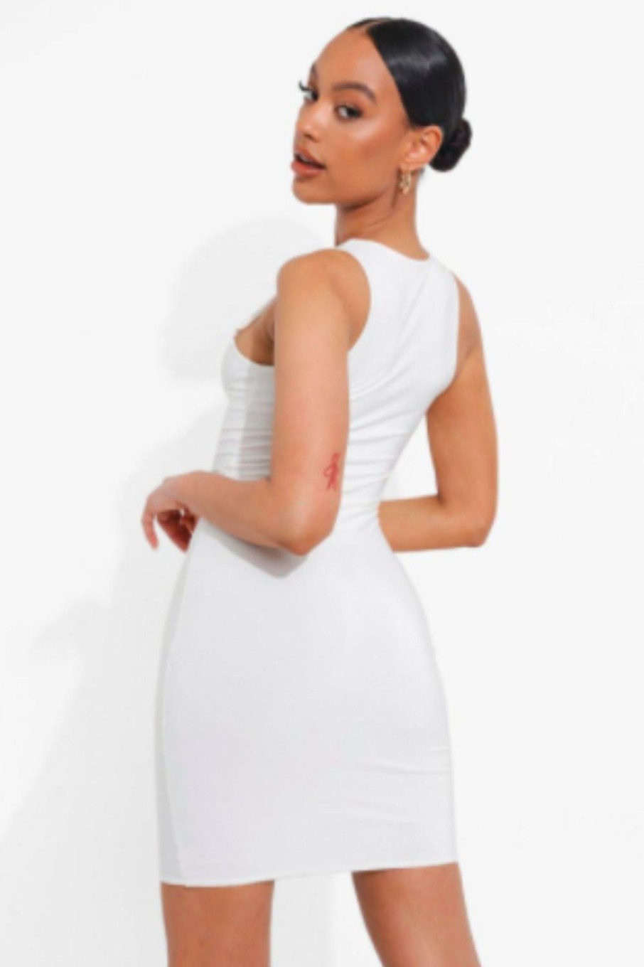 Women Styched Fashion | Bodycon Round Neck Dress