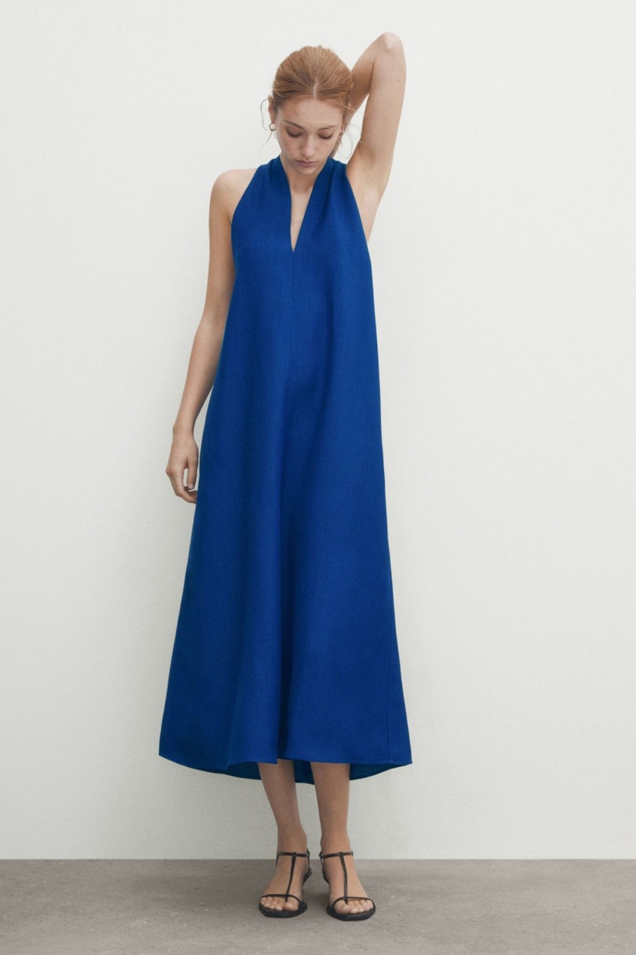 Women Styched Fashion | Ryazan Royal Blue Dress