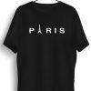 Men Styched | Paris Graphic Printed Black Tshirt