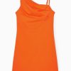 Women Styched Fashion | Makhachkala Orange Dress