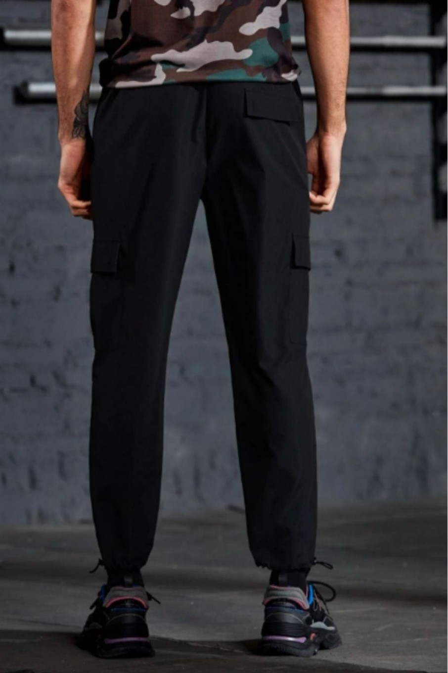 Men Styched Fashion | Men Flap Pocket Cargo Trousers