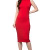 Women Styched Fashion | Can You Wait Red Maxi Dress