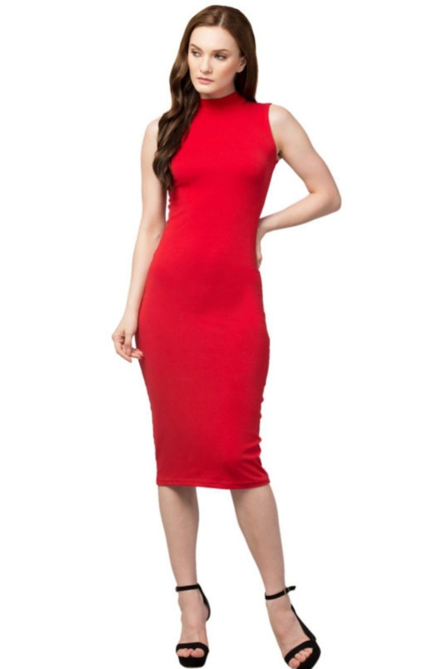 Women Styched Fashion | Can You Wait Red Maxi Dress