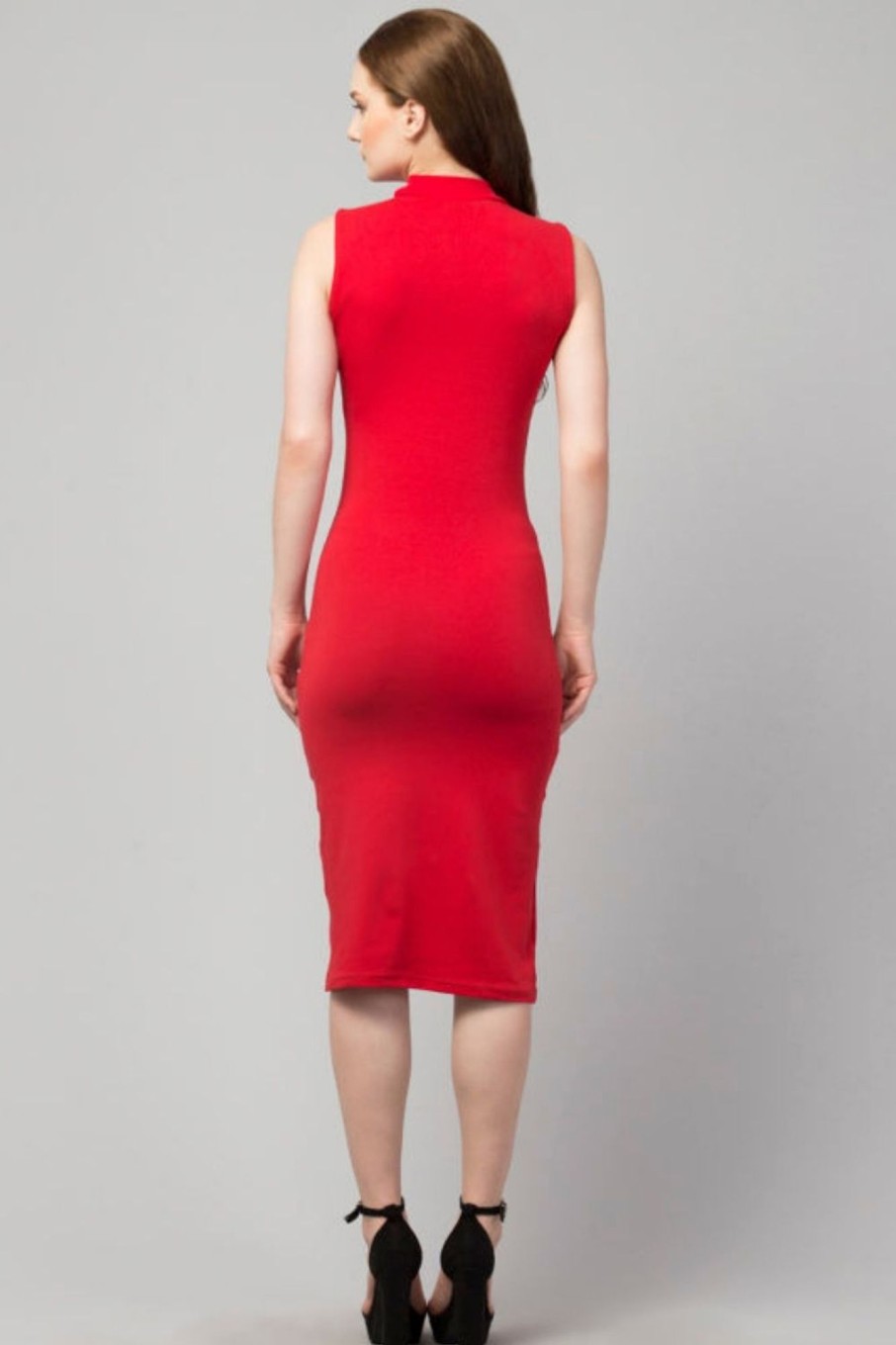 Women Styched Fashion | Can You Wait Red Maxi Dress