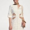 Women Styched Fashion | Cute Cut Out Detailed Button Up Dress