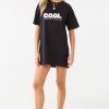 Women Styched Fashion | Oversized Printed T-Shirt Mini Dress