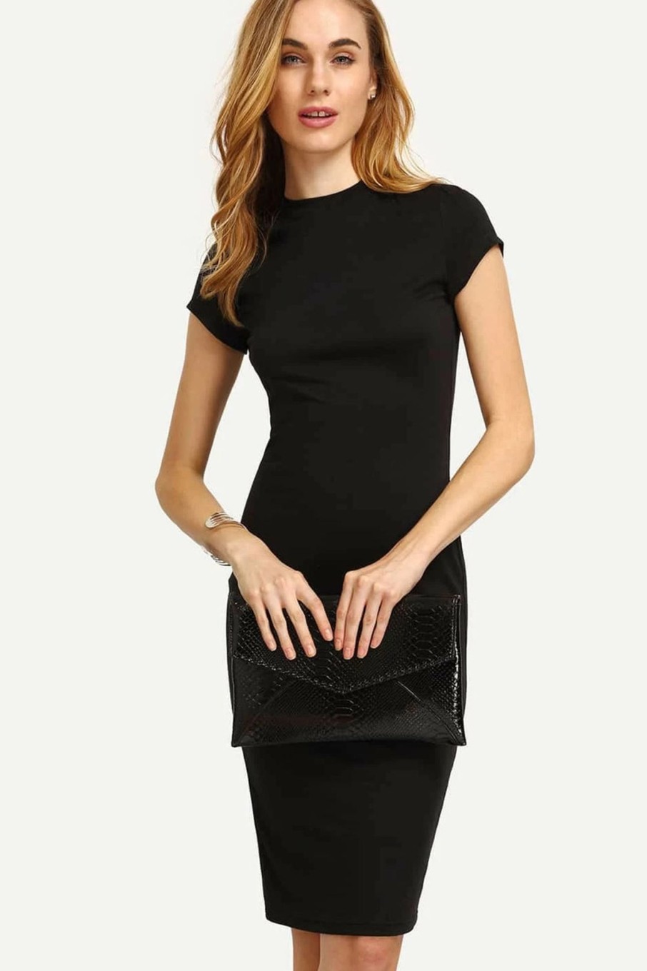 Women Styched Fashion | Black Bodycon Dress