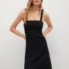 Women Styched Fashion | Black Cut-Out Back Dress