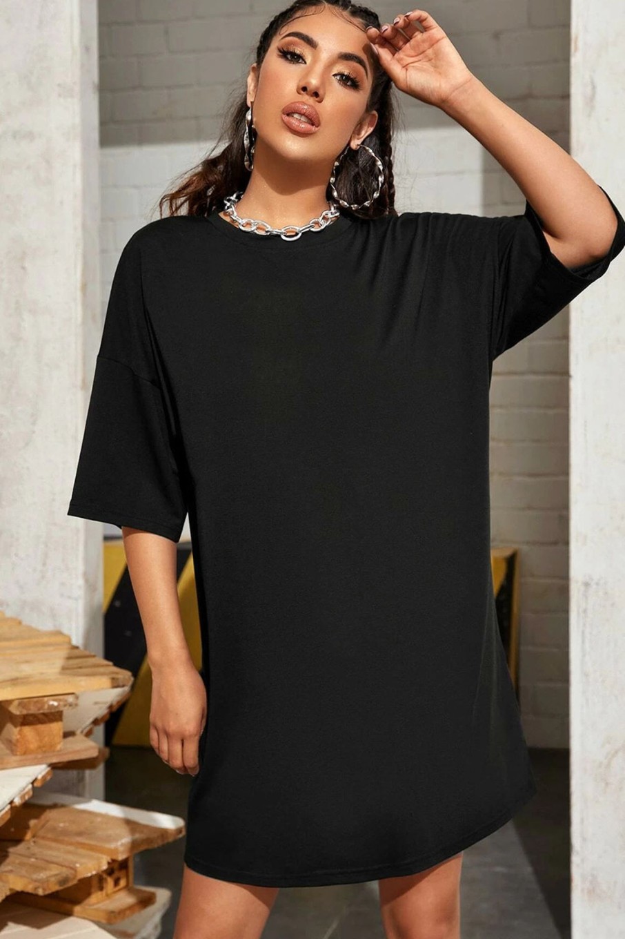 Women Styched Fashion | All Day Tee Dress