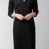 Women Styched Fashion | Classic Queen Black Dress