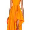 Women Styched Fashion | Sunrise Orange Dress