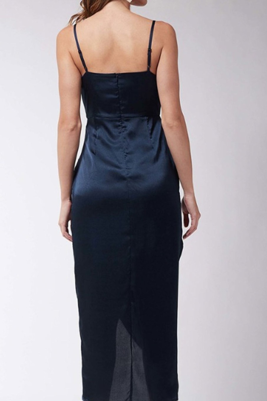 Women Styched Fashion | Hoxton Navy Blue Dress