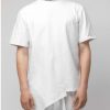 Men Styched Fashion | Asymmetric T-Shirt White