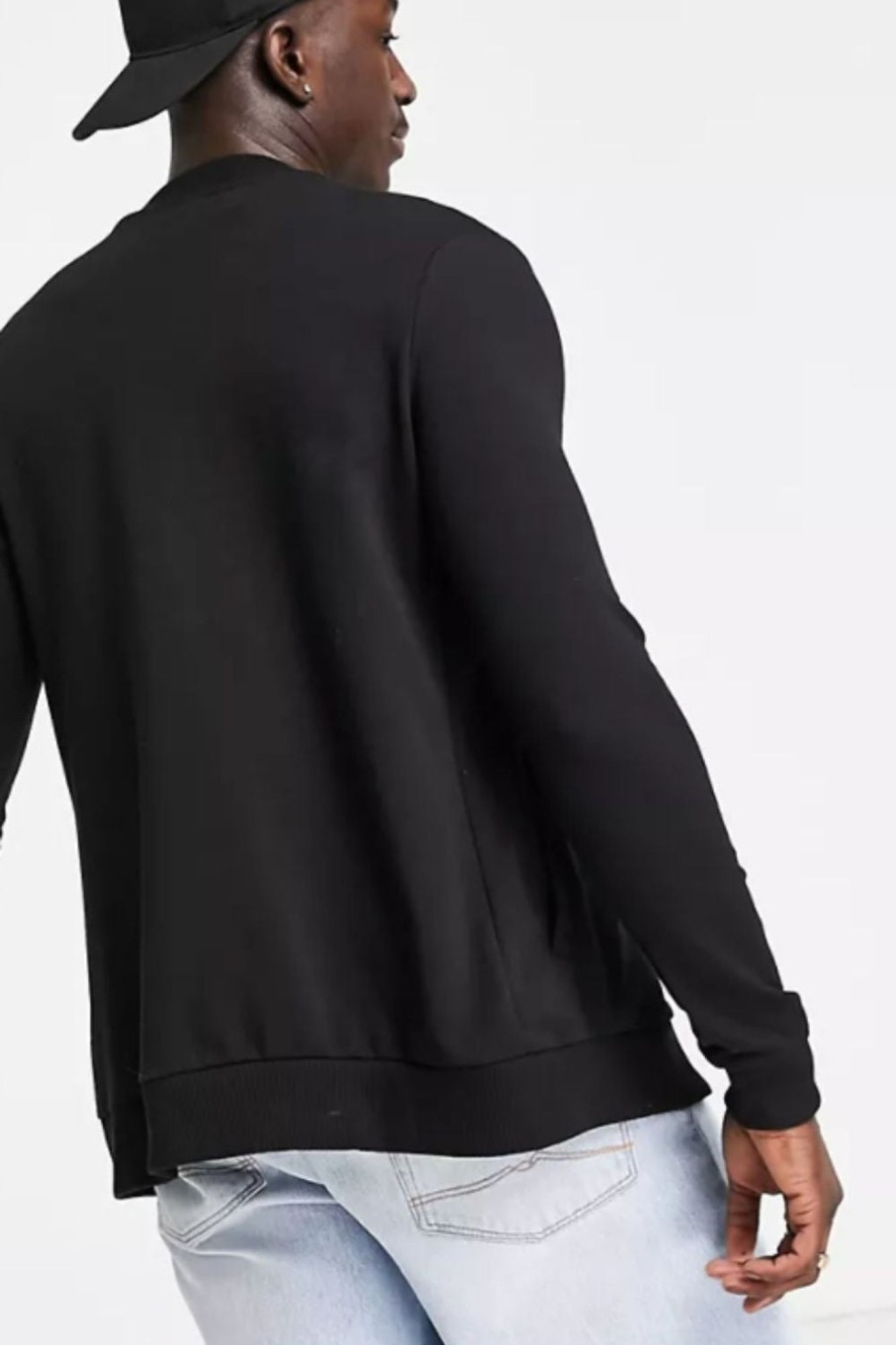 Men Styched Fashion | Front Zip With Crew Neck Jacket