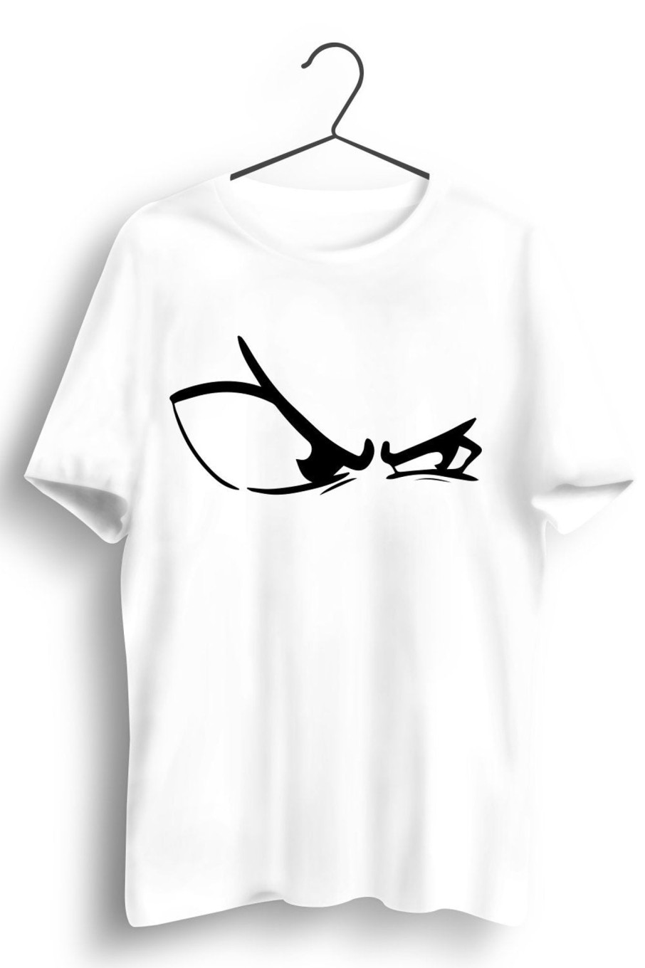 Men Styched | Scorned Eyes Graphic Printed White Tshirt