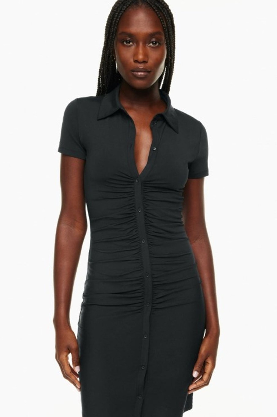 Women Styched Fashion | Tickled Black Dress