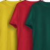 Men Styched Fashion | Pack Of 3 - Yellow, Red And Green