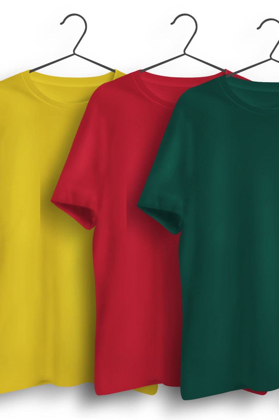 Men Styched Fashion | Pack Of 3 - Yellow, Red And Green