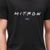 Men Styched Fashion | M.I.T.R.O.N - Graphic T-Shirt Black Color