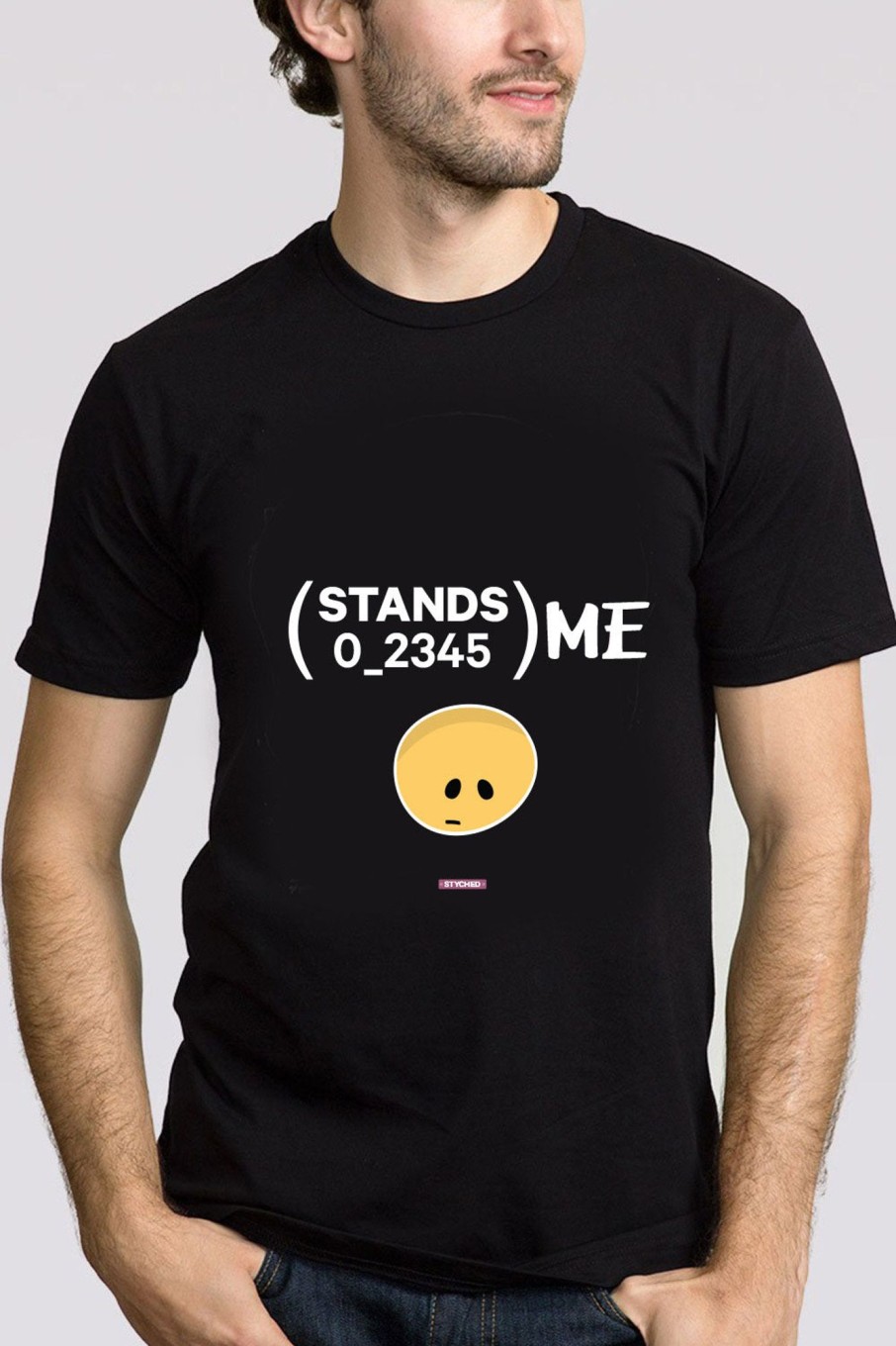 Men Styched Fashion | No 1 Understands Me - Graphic T-Shirt Black Color