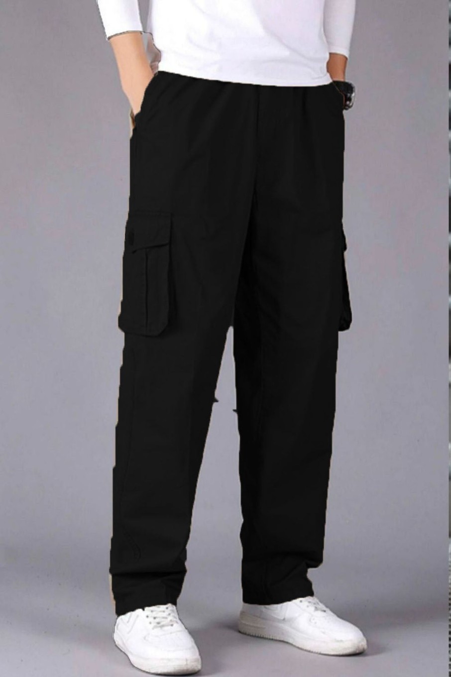 Men Styched Fashion | Flap Pocket Cargo Pants