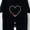 Men Styched Fashion | No Love Left - Heart Charging Exclusive Tee Black