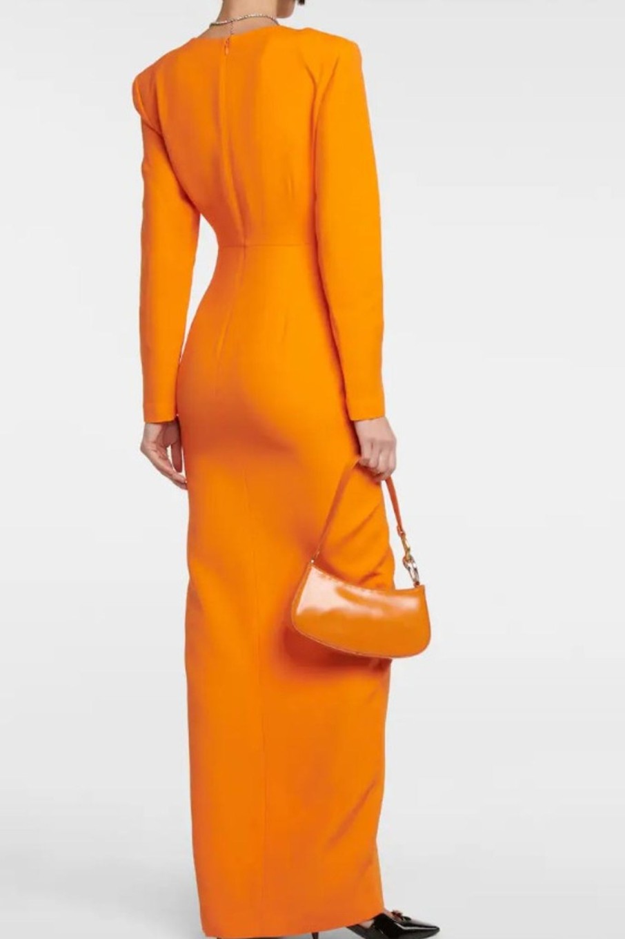 Women Styched Fashion | Andong Orange Dress