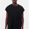 Men Styched Fashion | Boxy Fit Black T-Shirt