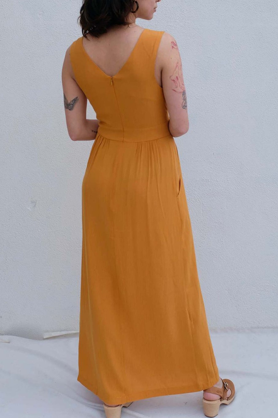 Women Styched Fashion | Sunflower Yellow Dress