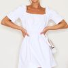 Women Styched Fashion | Mini Square Neck Dress