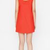 Women Styched Fashion | Supine Yoke Red Dress