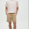 Men Styched Fashion | Begie Drawstring Shorts